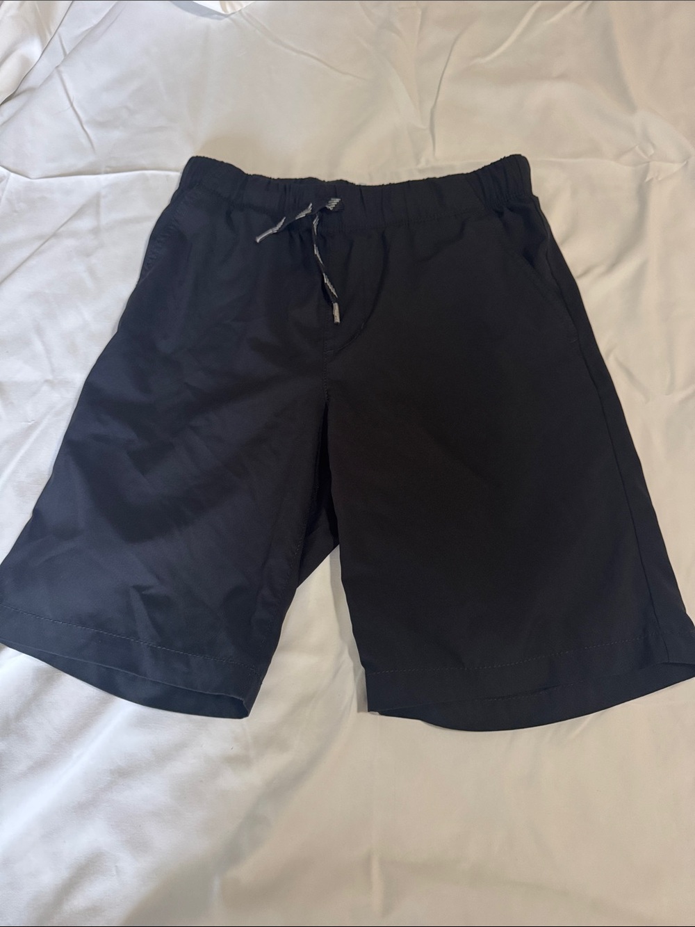 Old Navy Boys Black Elastic-Waist Shorts
